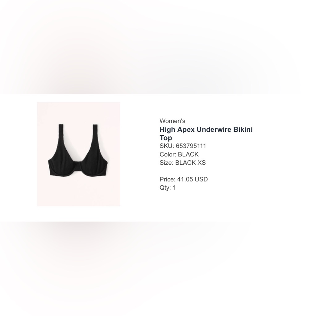 Abercrombie Underwire Bikini Set